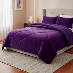 GENERICO - Cubrecamas De Invierno Plush Con Chiporro 1.5 Plazas + Funda