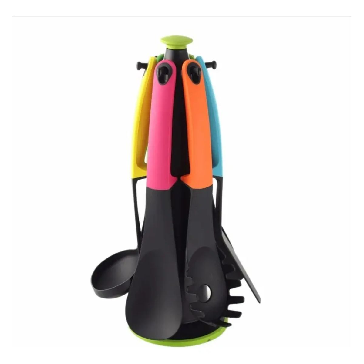 GENERICO - Set 6 Utensilios para Cocina Cucharones Espumaderas Espátula