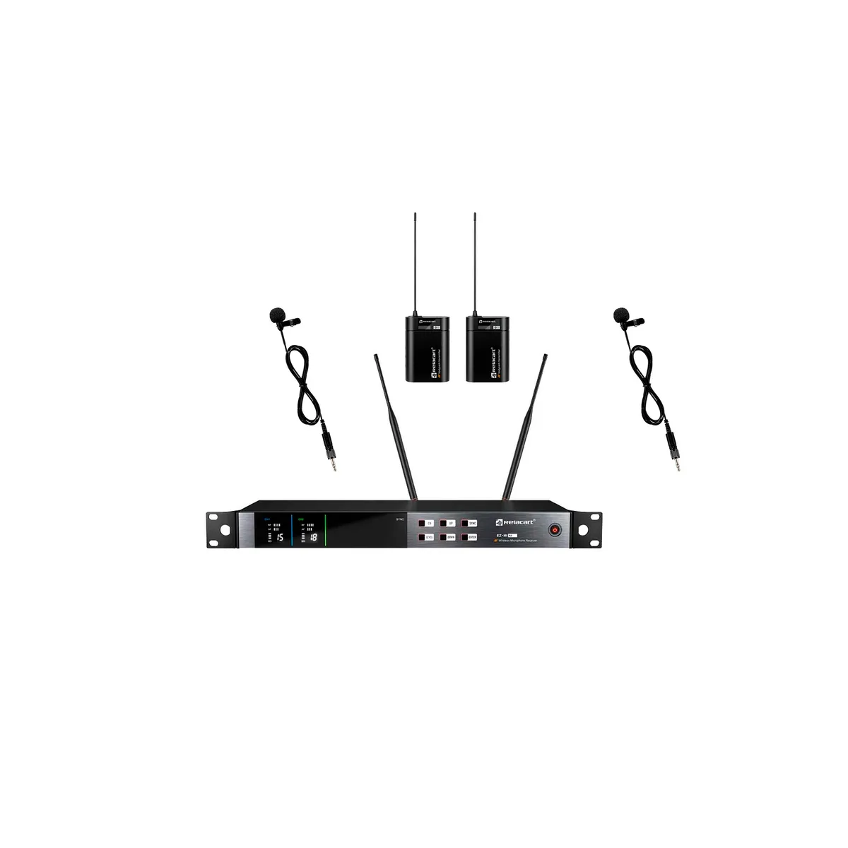 RELACART - Relacart Sistema Inalámbrico EZ MI2 Doble Lavalier