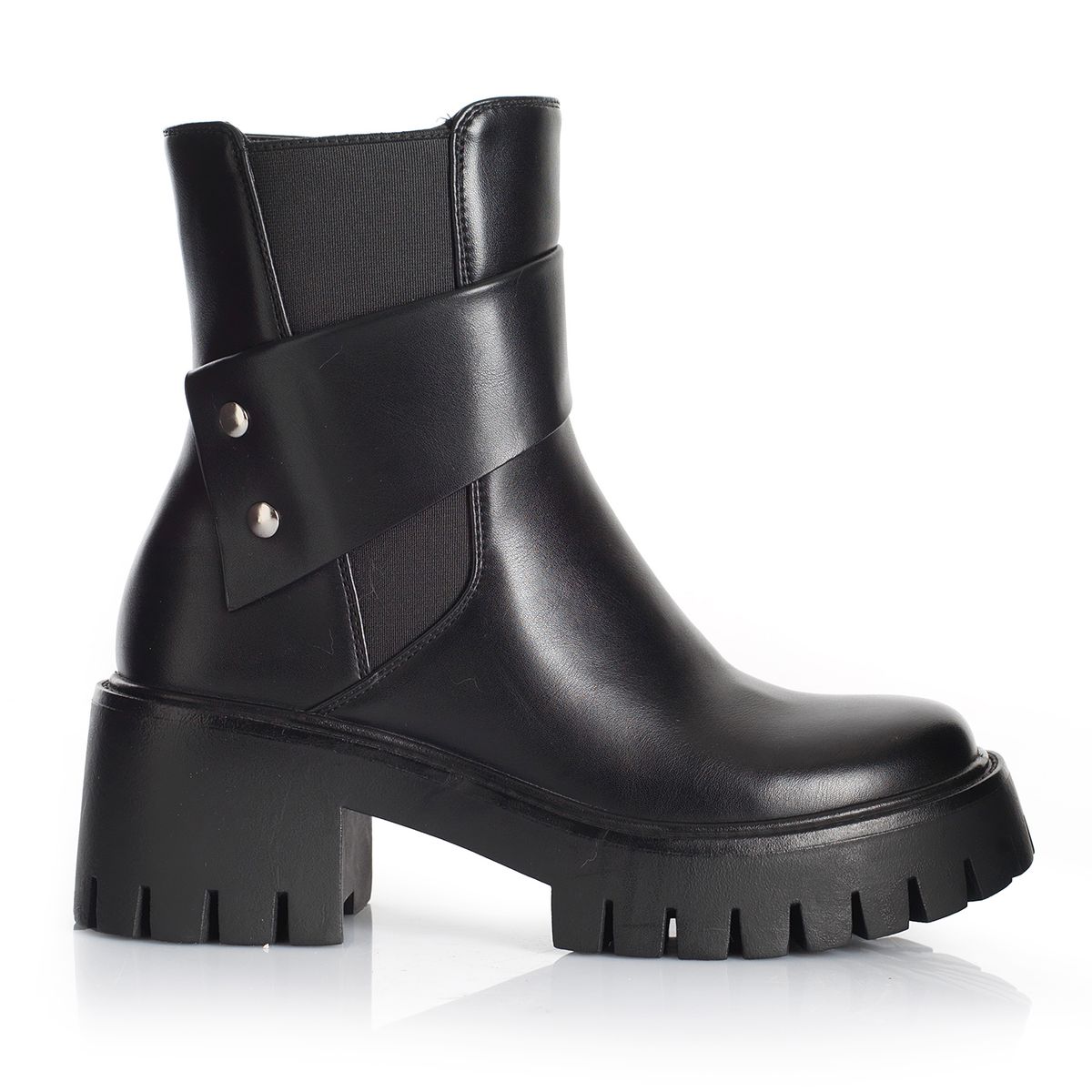 VIA UNO - Botin Mujer Via Uno WestWinter Slate Negro