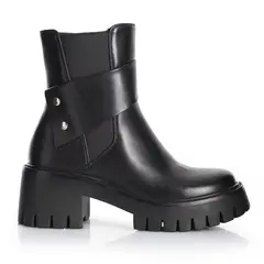 VIA UNO - Botin Mujer WestWinter Slate Negro