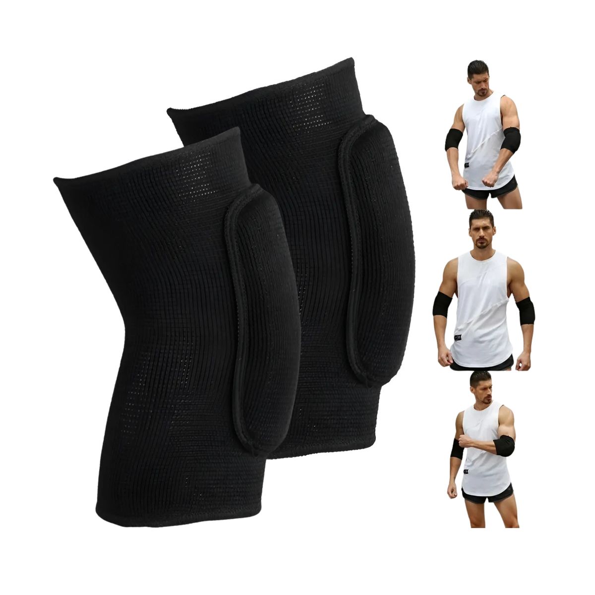 GENERICO - Coderas Voleibol Esponja Elásticas Protección Deportiva 1par