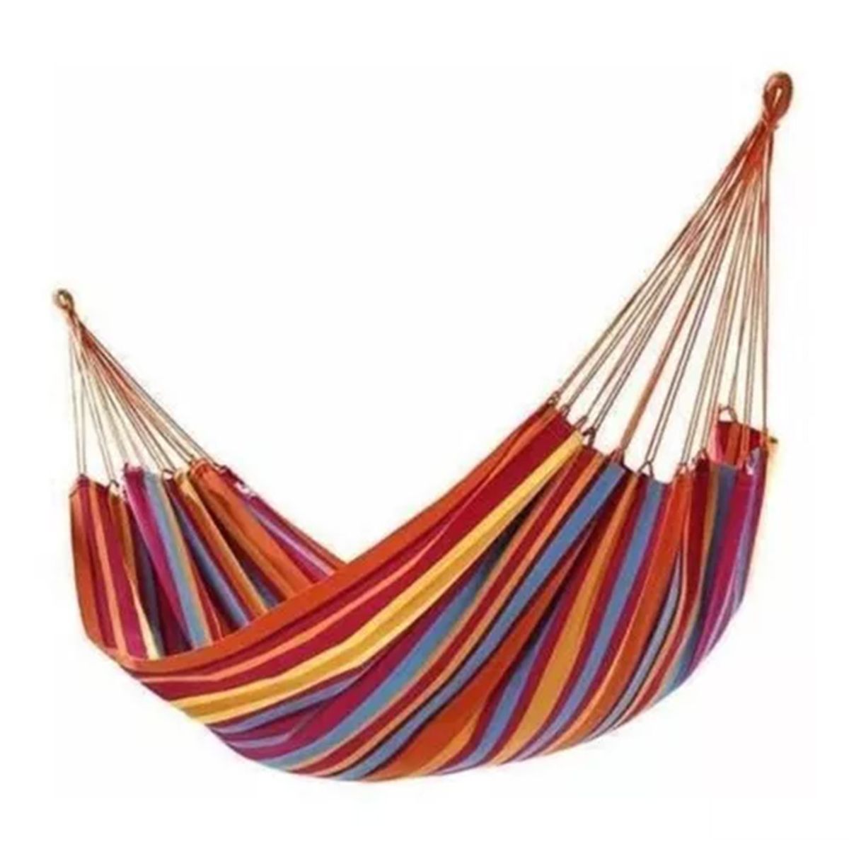 GENERICO - Hamaca 1 Plazas 100% Algodon Color Multicolor