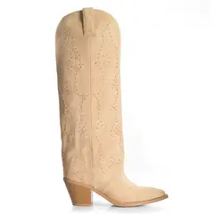 VIA UNO - Bota Mujer WestWinter Nevada Beige