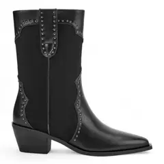 VIA UNO - Bota Mujer WestWinter Aurora Negro