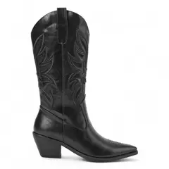 VIA UNO - Bota Mujer WestWinter Canyon Negro