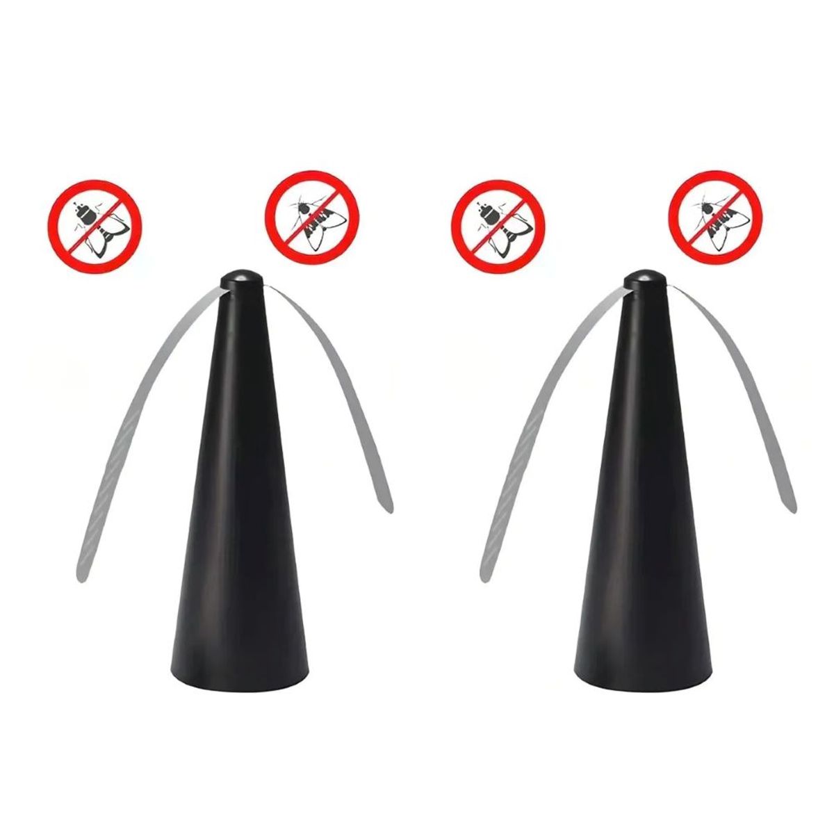 GENERICO - REPELENTE DE MOSQUITOS TIPO VENTILADOR PORTATIL