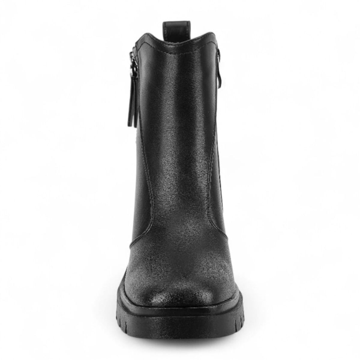 VIA UNO - Botin Mujer Via Uno WestWinter Camel Negro