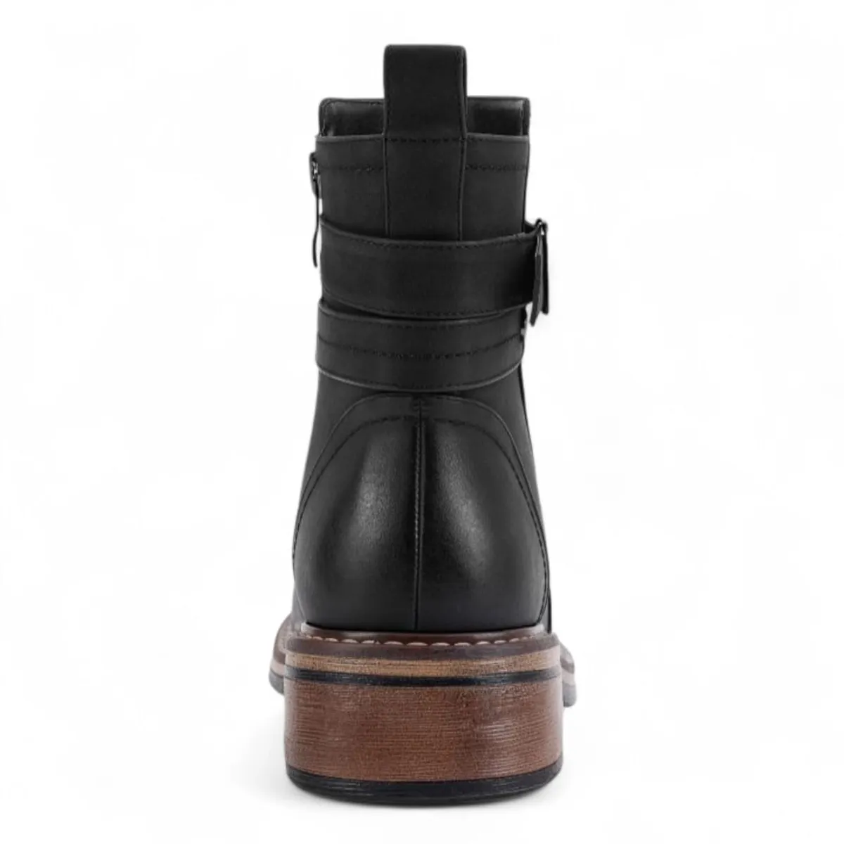 VIA UNO - Botin Mujer Via Uno WestWinter Rust Negro