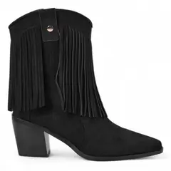 VIA UNO - Botin Mujer WestWinter Mustang Negro