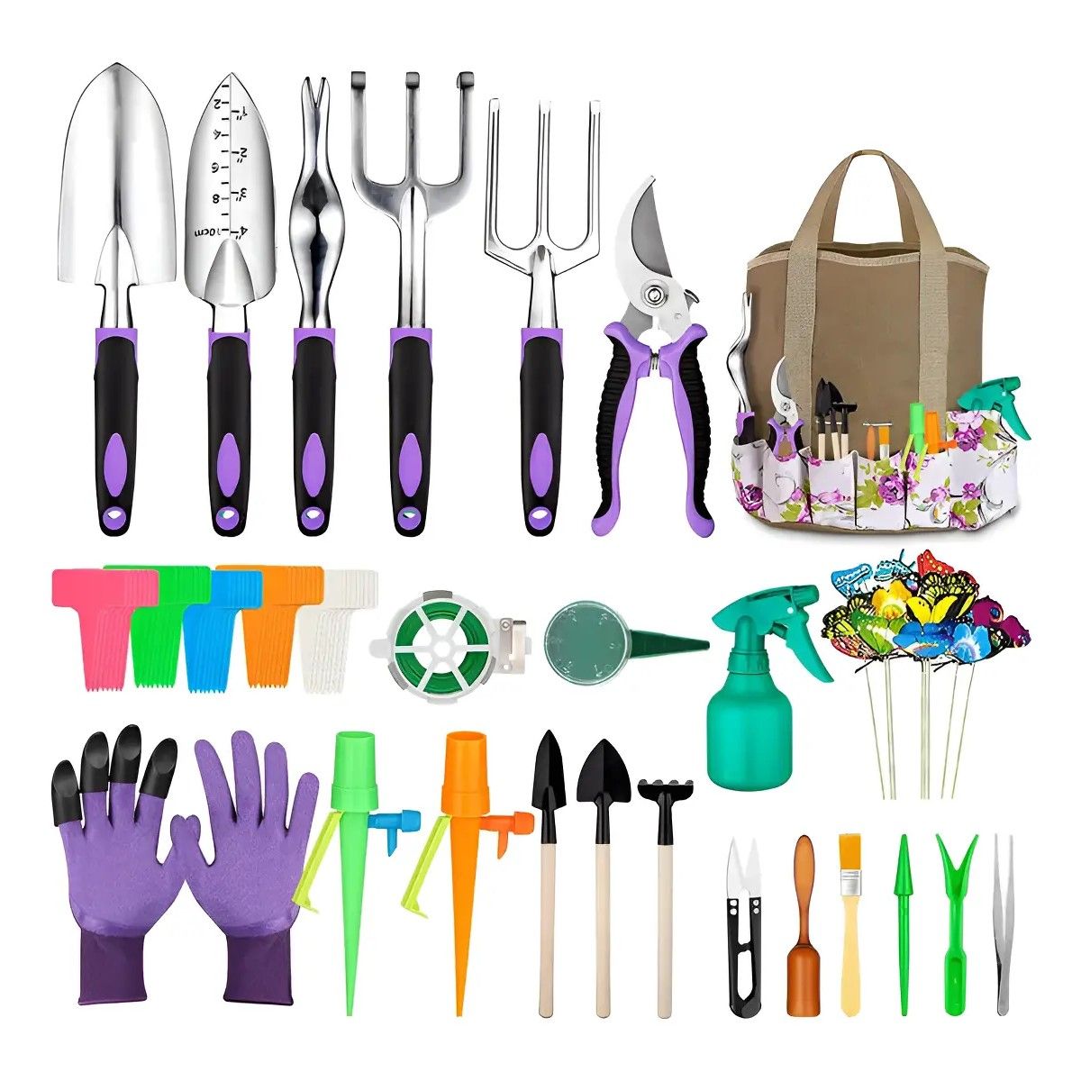 GENERICO - Kit De Jardineria Herramientas Juego Jardin Plantar 83pcs BELUG