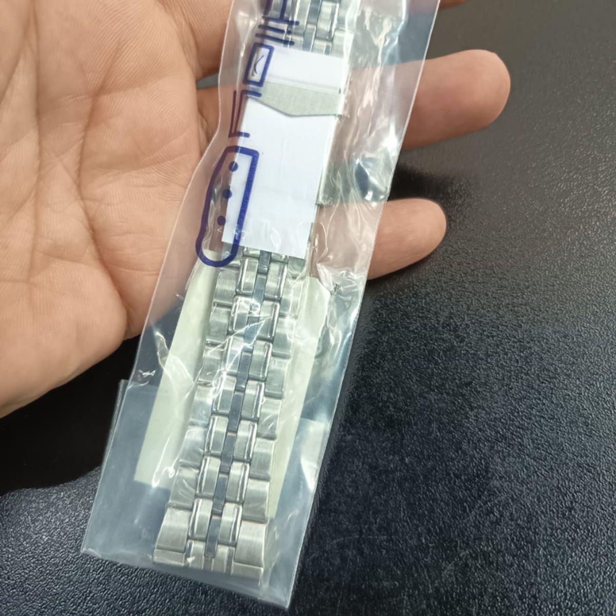 GENERICO - Correa metalica Diloy Para reloj 22mm