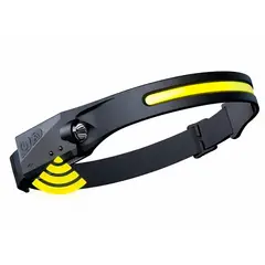 GENERICO - Linterna Frontal Led Recargable Con Cable Usb