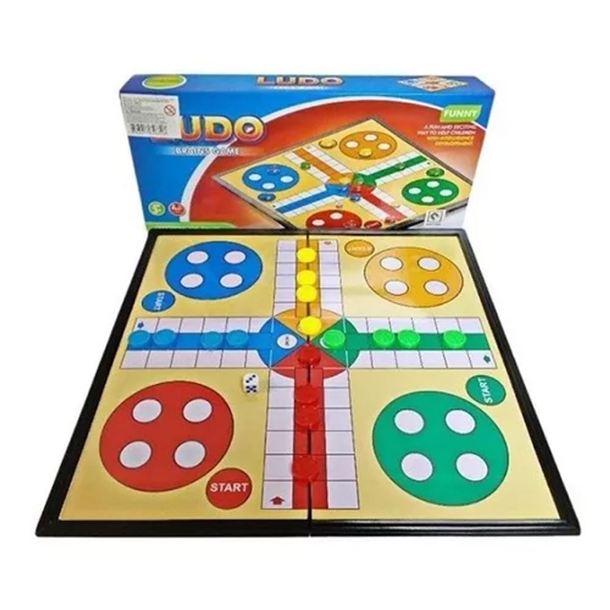 GENERICO - Juego De Ludo Tablero Magnetico