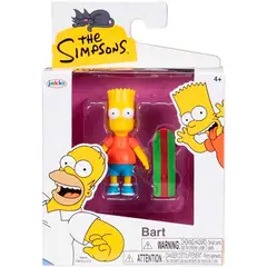 JAKKS PACIFIC - Los Simpsons Figura Articulada Bart 7 Cm