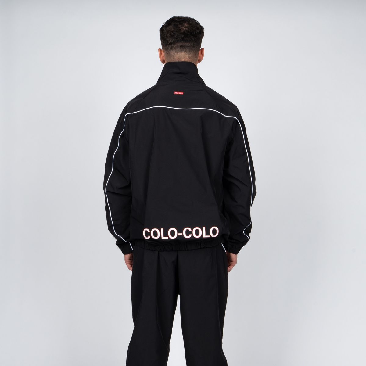 COLO COLO - Cortaviento Colo-Colo Urbano Negro y Blanco i26