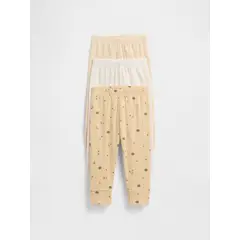 GAP - Pantalón Bebé Buzo Amarillo