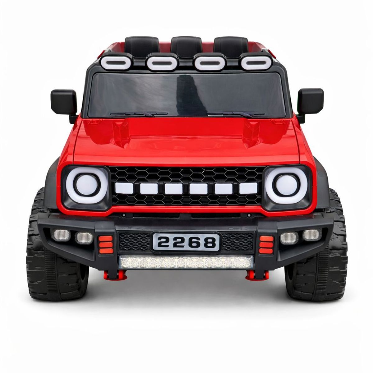 ALTERNATIVE - Auto Eléctrico A Batería 2268 Infantil 4x4 / Control Remoto rojo