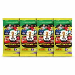 GENERICO - Pack 4 Sobres Copa Mundial Fifa 2026 Panini Deluxe Adrenalyn