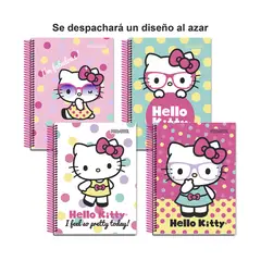 PROARTE - Cuaderno Hello Kitty Tapa Dura 4ta 120hj 7mm