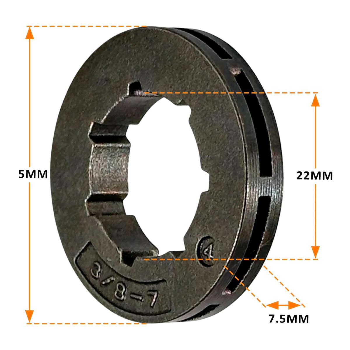 RAISMAN - CORONA PIÑON RAISMAN® 3/8" X 7 PARA MOTOSIERRAS STIHL Y HUSQVARNA