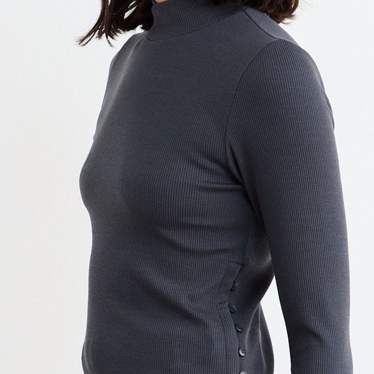 IO - Polera Lisa Mujer Gris Io