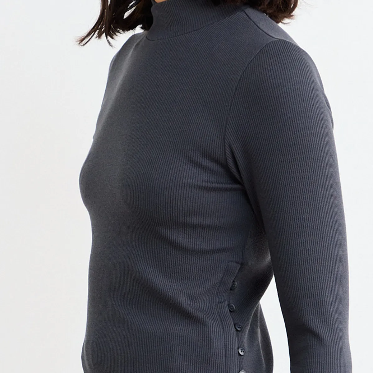 IO - Polera Lisa Mujer Gris Io