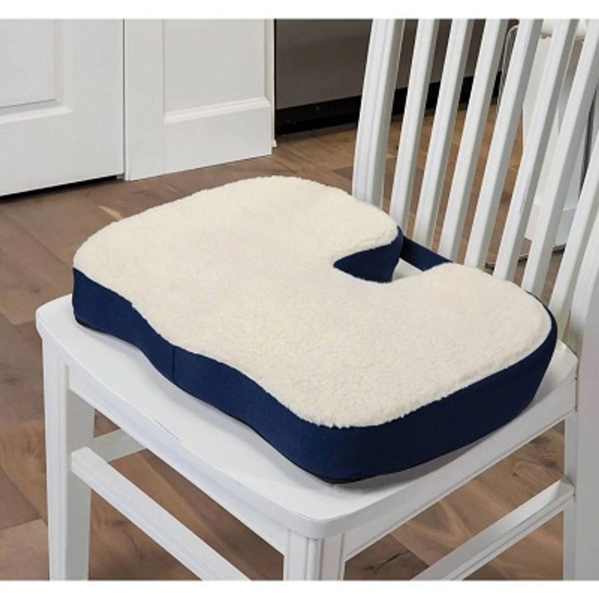 GENERICO - Cojín Soporte Ortopedico Silla Ergonómico Lumbar Color Beige