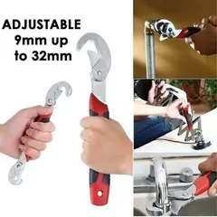 GENERICO - X2 Llave inglesa universal ajustable, herramienta manual multifuncion 9-32mm
