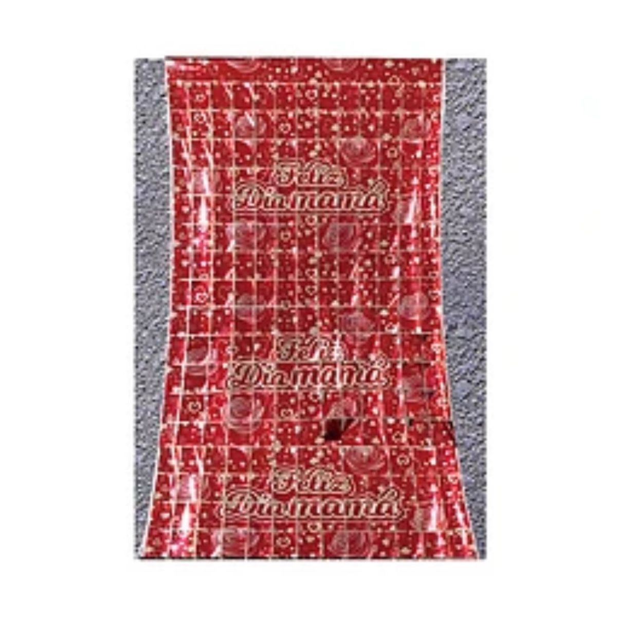 GENERICO - Cortina día de la madre rojo 2m