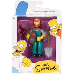 JAKKS PACIFIC - Los Simpsons Figura Articulada Jardinero Willie 12 Cm altura