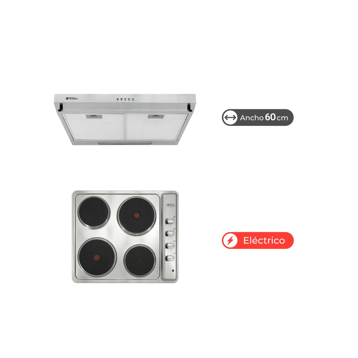 KIT DUO COCINA STROM ELECTRIC ALBIN TROTTER, marca ALBIN TROTTER - Foto Principal
