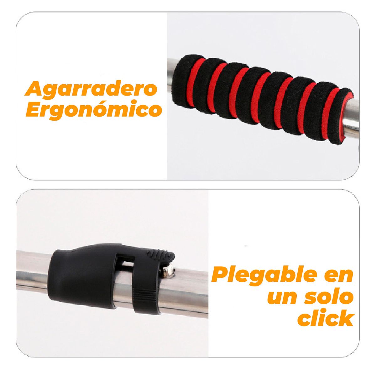 GENERICO - Andador Ortopédico Burrito Plegable Regulable Adulto Mayor