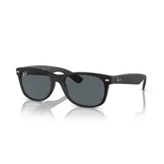 RAY BAN - Ray‑Ban New Wayfarer Negro MateAzul 58 mm Lentes de Sol RB2132 622R5 58‑18