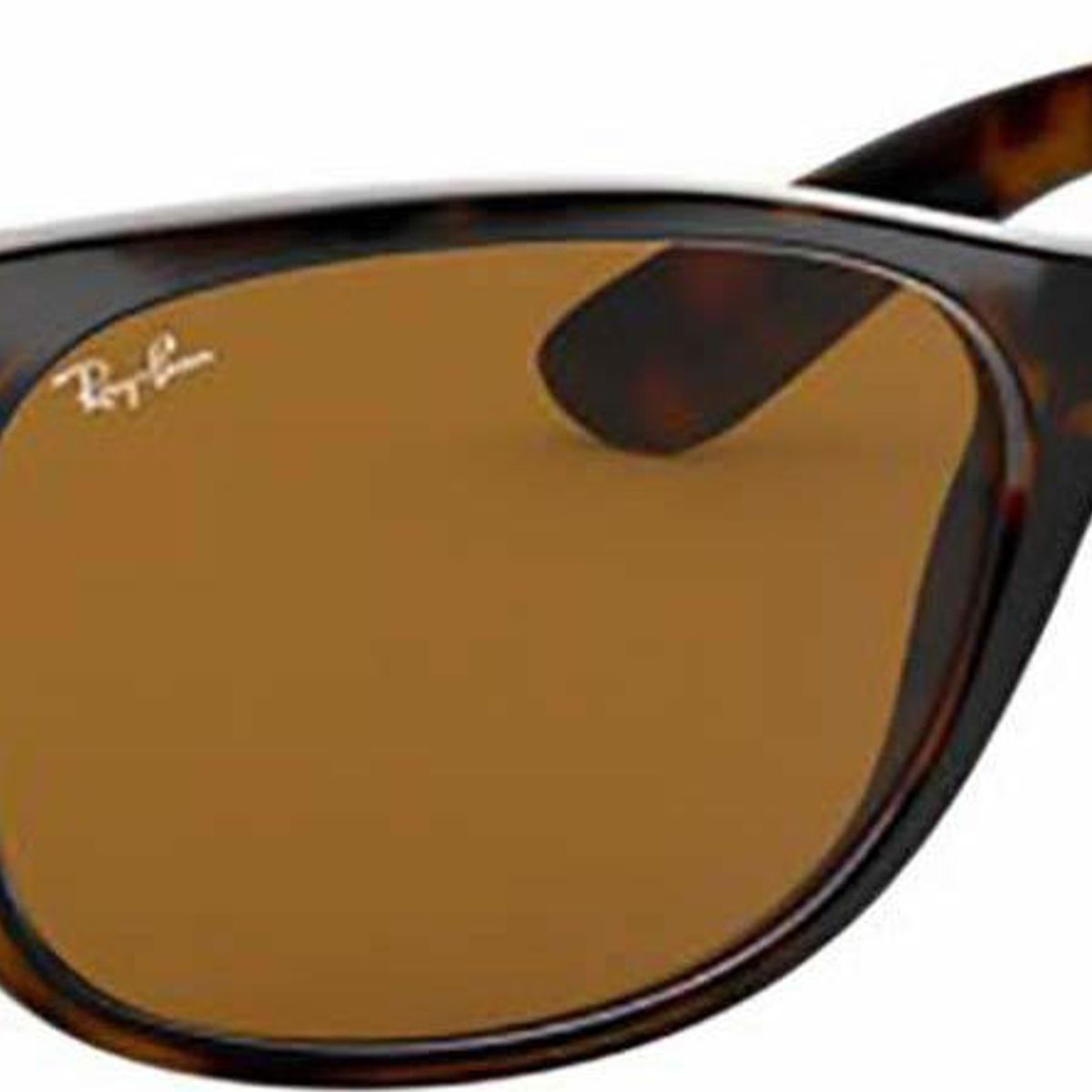 RAY BAN - Anteojos de sol Ray‑Ban New Wayfarer Carey Marrón B‑15 58 mm Lentes de Sol RB2132 710 58‑18