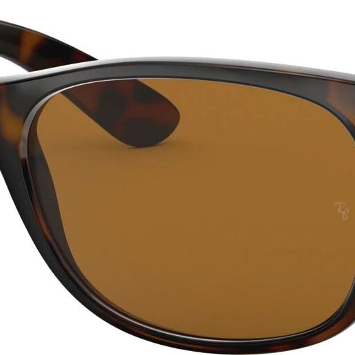 RAY BAN - Anteojos de sol Ray‑Ban New Wayfarer Carey Marrón B‑15 58 mm Lentes de Sol RB2132 710 58‑18