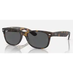 RAY BAN - Anteojos de sol Ray‑Ban New Wayfarer Habana MateGris Oscuro 52 mm Lentes de Sol RB2132 865B1 52‑18