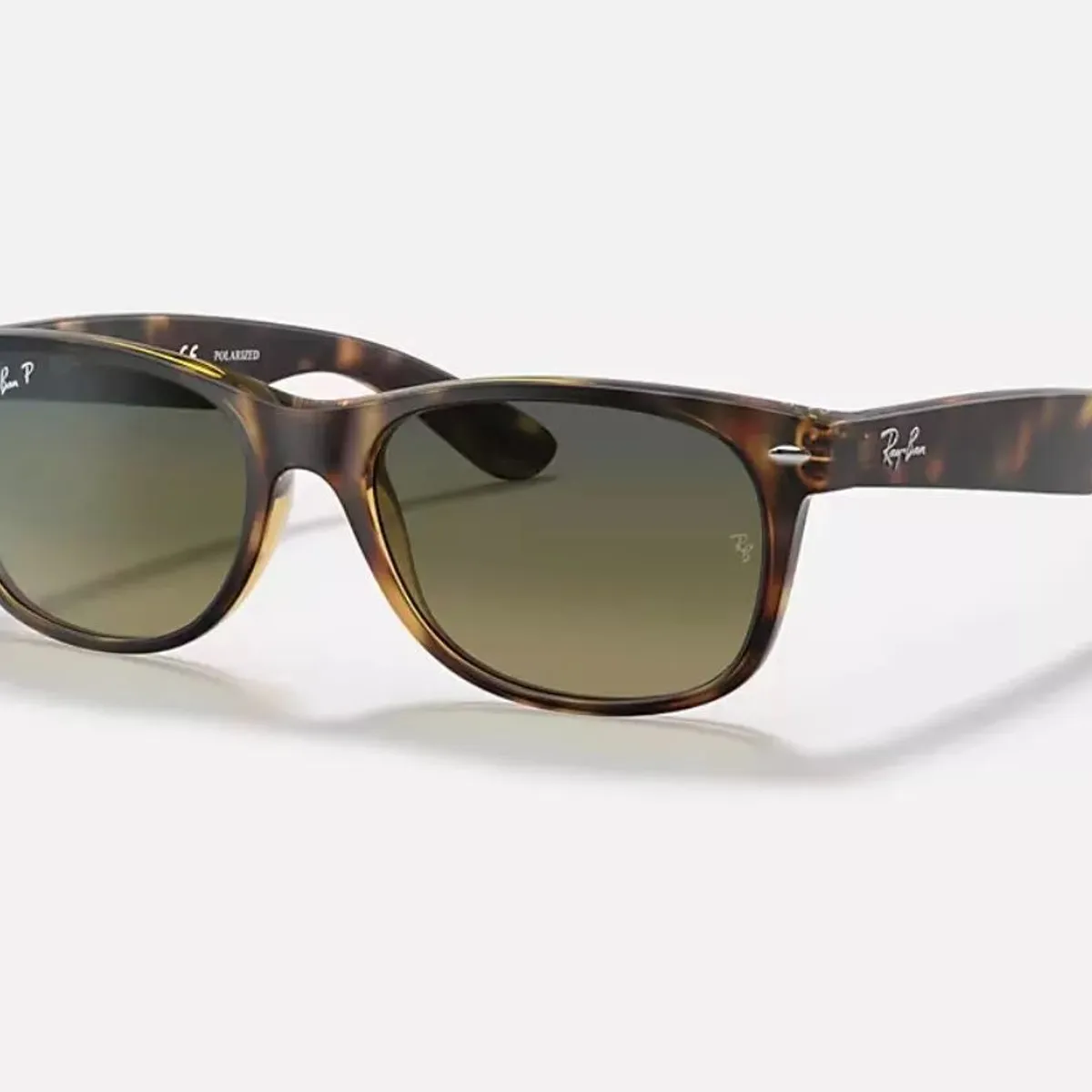 RAY BAN - Anteojos de sol Ray‑Ban New Wayfarer Clásico Habana Mate Polarizado Degradado 52 mm Lentes de Sol RB2132 89476 52‑18