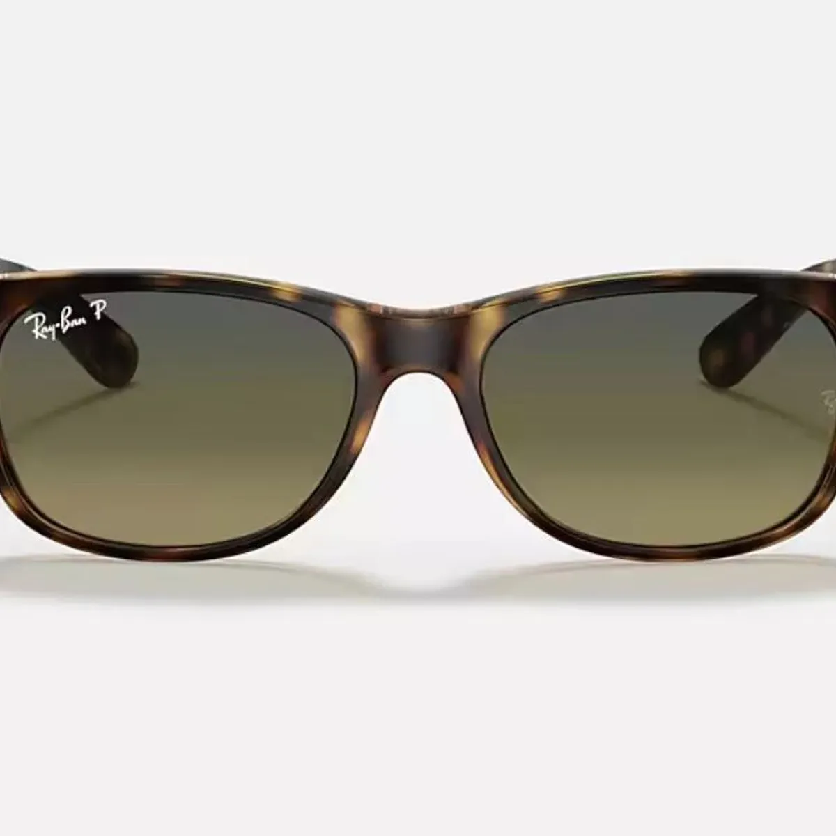 RAY BAN - Anteojos de sol Ray‑Ban New Wayfarer Clásico Habana Mate Polarizado Degradado 52 mm Lentes de Sol RB2132 89476 52‑18