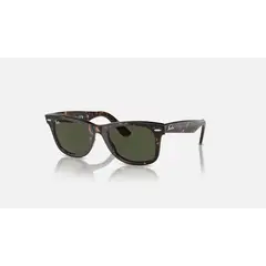 RAY BAN - Anteojos de sol Ray‑Ban Wayfarer CareyVerde Cristal 50 mm Lentes de Sol RB2140 902 50‑22