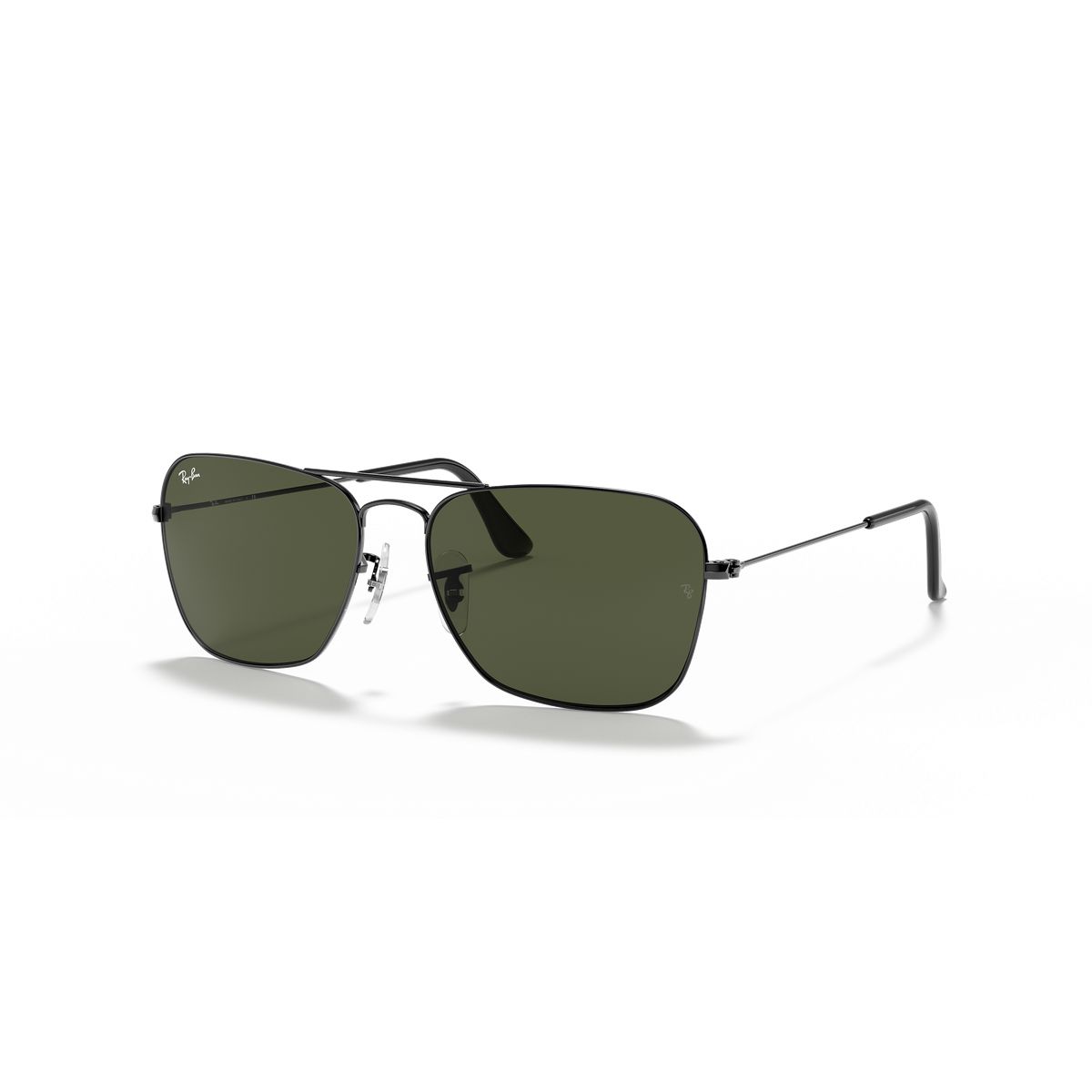RAY BAN - Anteojos de sol Ray‑Ban Caravan Gunmetal PulidoG‑15 Verde 58 mm Lentes de Sol RB3136 004 58‑15