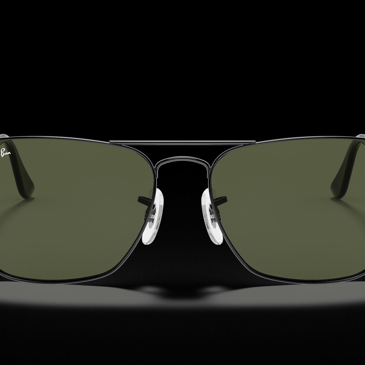 RAY BAN - Anteojos de sol Ray‑Ban Caravan Gunmetal PulidoG‑15 Verde 58 mm Lentes de Sol RB3136 004 58‑15