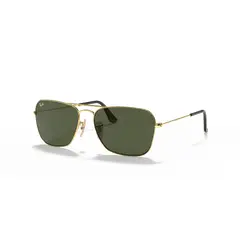 RAY BAN - Ray‑Ban Caravan Verde Clásico G‑15 Cuadrado 58 mm Lentes de Sol RB3136 181 58‑15