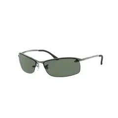 RAY BAN - Ray‑Ban RB3183 Gunmetal PulidoVerde Oscuro 63 mm Lentes de Sol RB3183 00471 63‑15