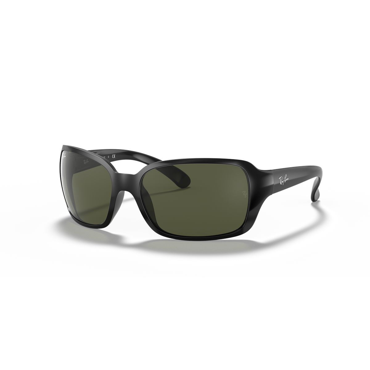 RAY BAN - Ray‑Ban RB4068 Negro PulidoG‑15 Verde 60 mm Lentes de Sol RB4068 601 60‑17