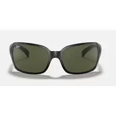 RAY BAN - Anteojos de sol Ray‑Ban RB4068 Negro PulidoG‑15 Verde 60 mm Lentes de Sol RB4068 601 60‑17
