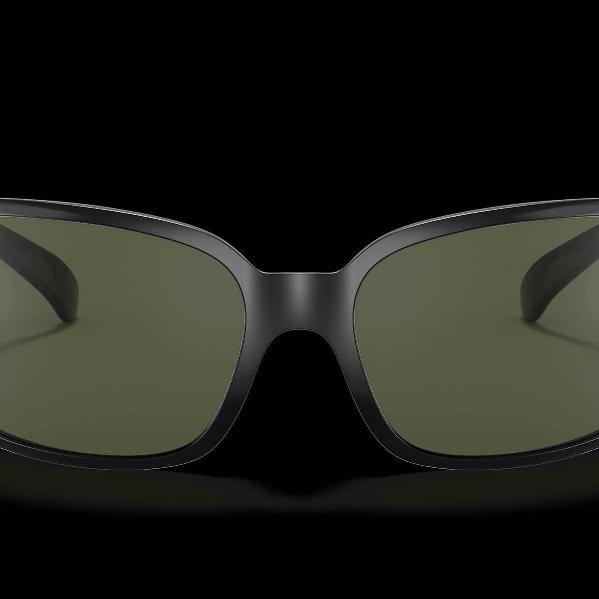 RAY BAN - Ray‑Ban RB4068 Negro PulidoG‑15 Verde 60 mm Lentes de Sol RB4068 601 60‑17