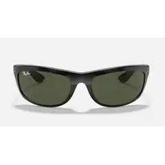 RAY BAN - Anteojos de sol Ray‑Ban Balorama Negro PulidoG‑15 Verde 62 mm Lentes de Sol RB4089 60131 62‑19