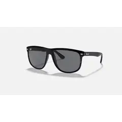 RAY BAN - Anteojos de sol Ray‑Ban Boyfriend Negro Brillante PulidoGris 60 mm Lentes de Sol RB4147 60187 60‑15