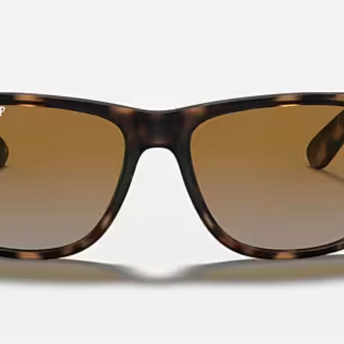 RAY BAN - Anteojos de sol Ray‑Ban Justin Clásico Habana MateMarrón Degradado Polarizado 54 mm Lentes de Sol RB4165 865T5 54‑16
